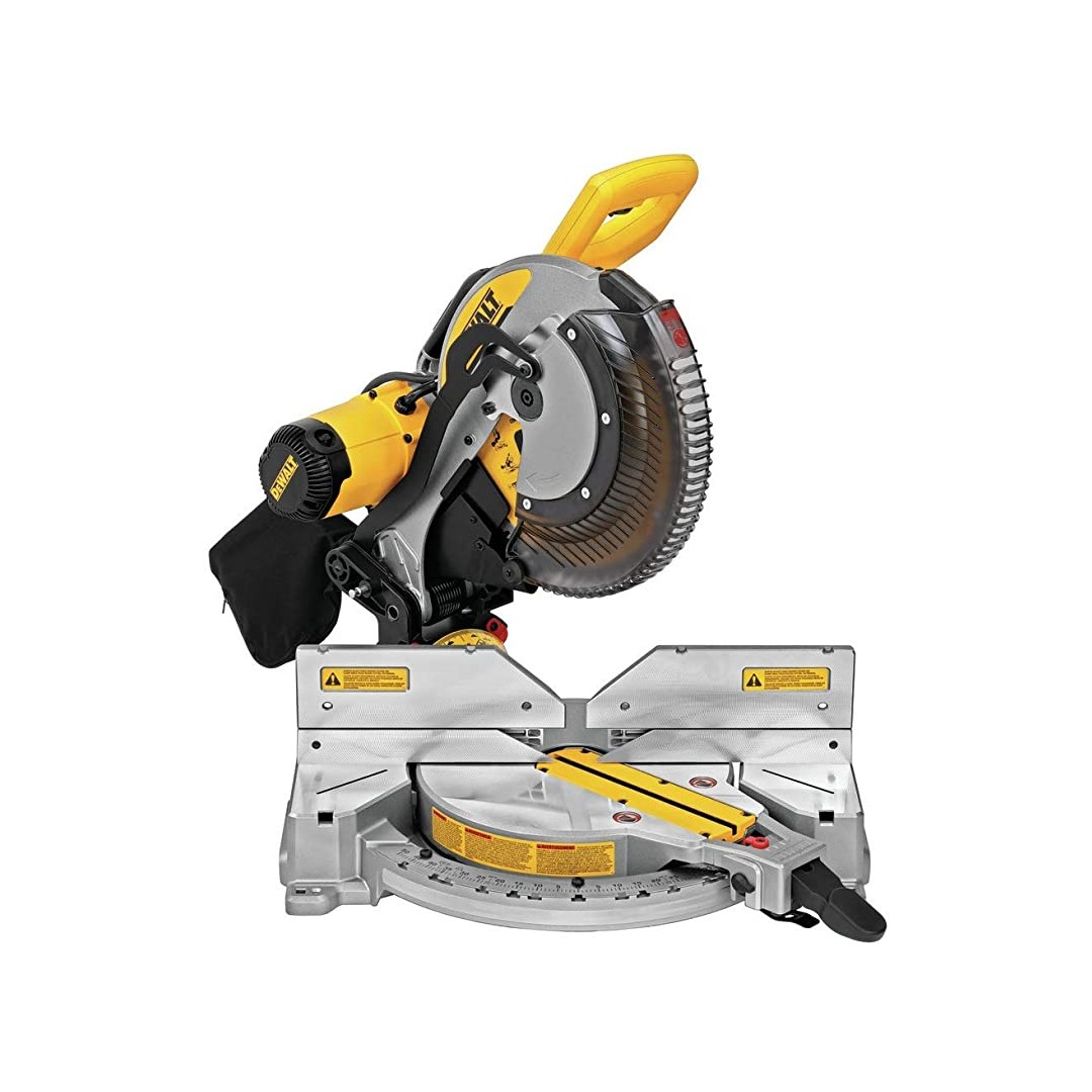 Sierra Ingletadora Dewalt Dws716 color Amarillo de 12 Pulgadas de 305 mm