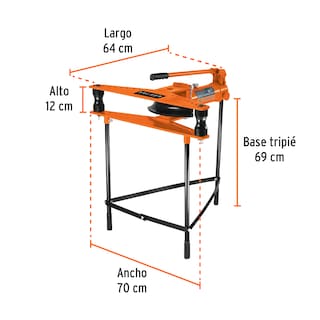 Foto 3 | Doblador Horizontal de Tubo Hidráulico Truper Dth/12x color Naranja 12 Ton
