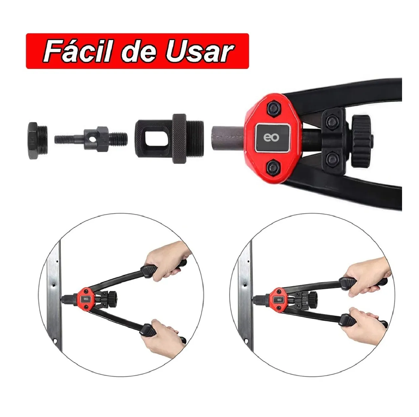 Foto 4 pulgar | Remachadora Para Tuercas Eo Safe Imports