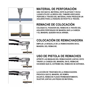 Foto 3 | Remachadora Profesional De 8 In C/boquillas De Cambio Rápido Negro Con Naranja Belug