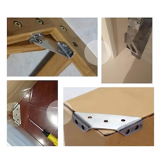 Foto 2 | Conector Universal De Esquina Para Muebles De Acero Inoxidab 20 Pcs Eo Safe Imports Esi-16545-1 Plata