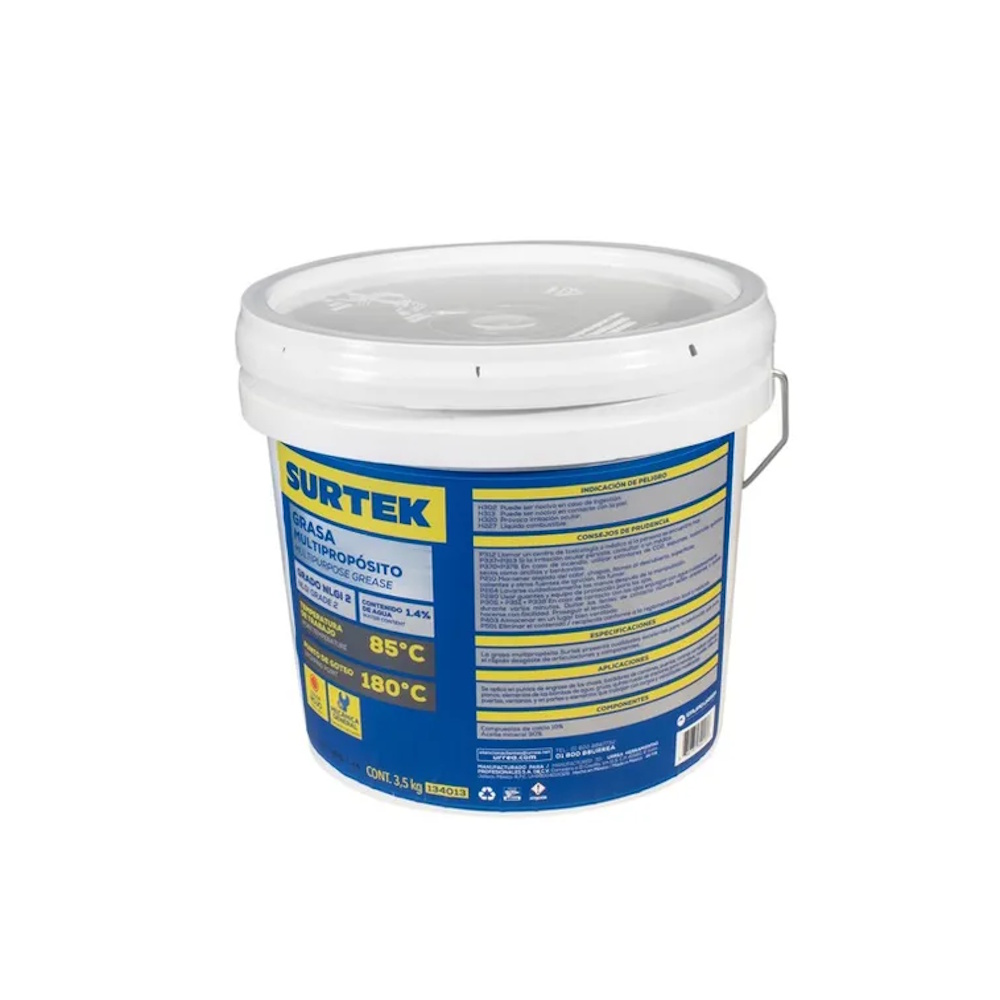 Surtek 134013 Grasa Multipropósito, 3.5 Kg