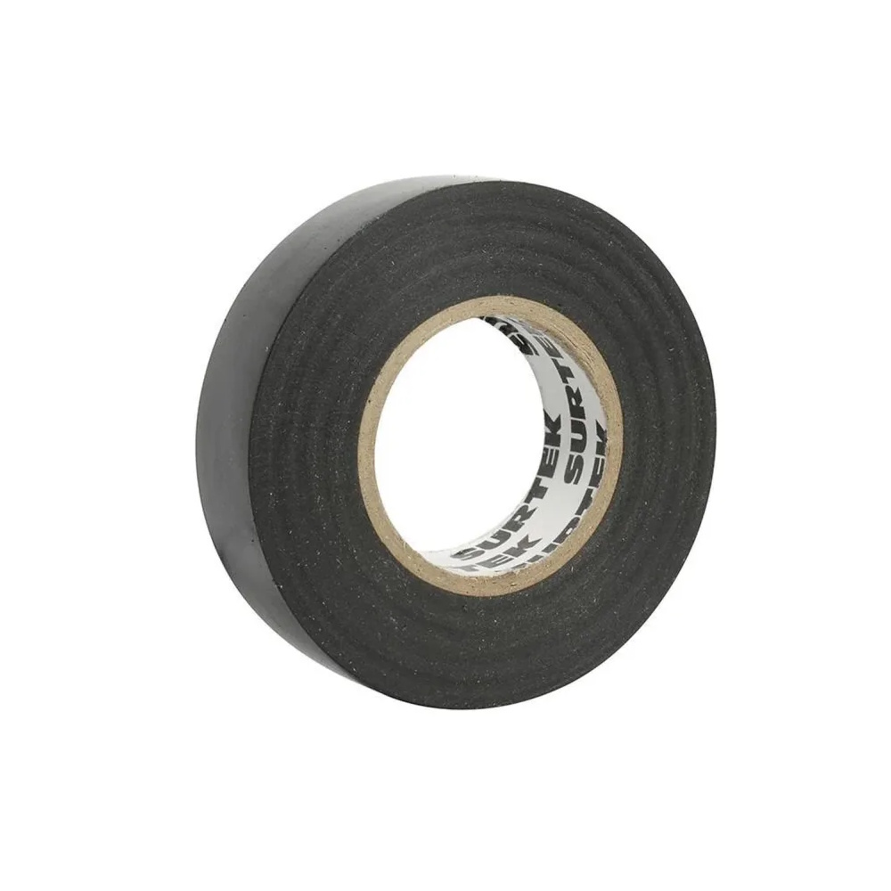 Cinta Aislar Adhesivo Acrílico 18m C/pvc Negro Surtek