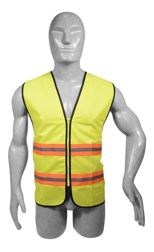 Chaleco Alta Visibilidad Poliéster Amarillo Unitalla Surtek