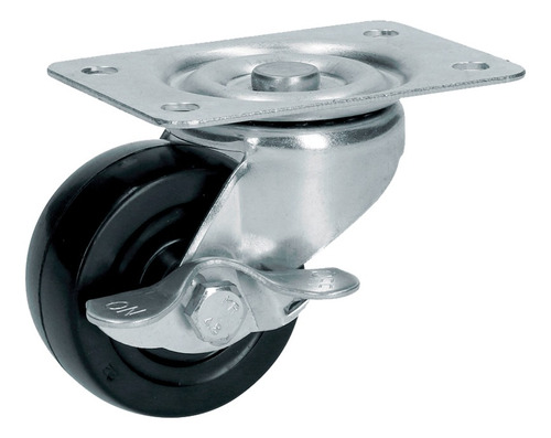 Foto 2 pulgar | Rodaja Hule Giratoria 2-1/2pulg Con Freno P/ Muebles Surtek