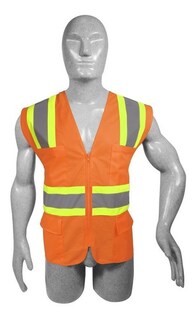 Foto 1 | Chaleco Alta Visibilidad 6 Bolsas Naranja Unitalla Surtek
