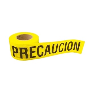Foto 1 | Cinta Barricada Precaución 7.6cmx100m Amarillo Surtek