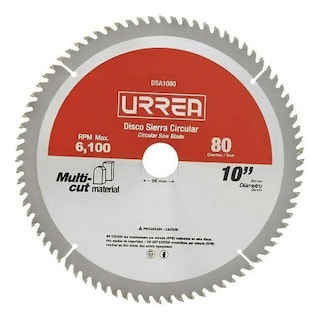 Foto 1 | Disco Sierra Circular Corte 10 Pulg 80 Dientes Urrea Dsa1080