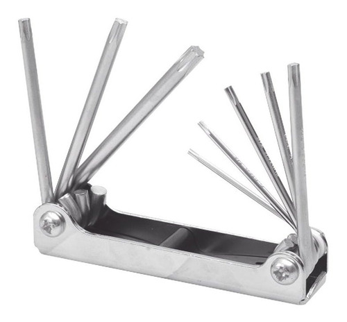 Foto 2 pulgar | Juego 8 Llaves Hexagonales Torx  Tipo Navaja Surtek