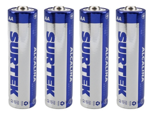 Foto 2 pulgar | 4 Pilas Alcalinas Aa Ni-mh Baterías 1.5v 1600mah Surtek