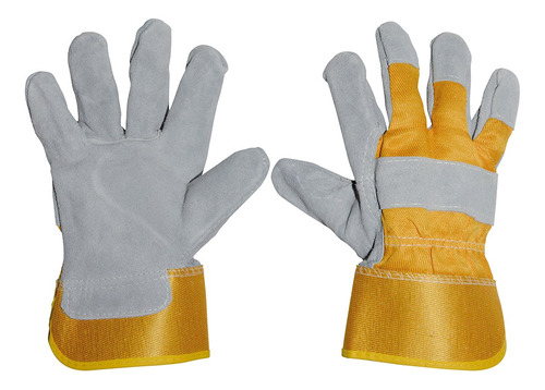 Foto 2 pulgar | Guantes Cortos Carnaza Loneta Uso Pesado Unitalla Surtek