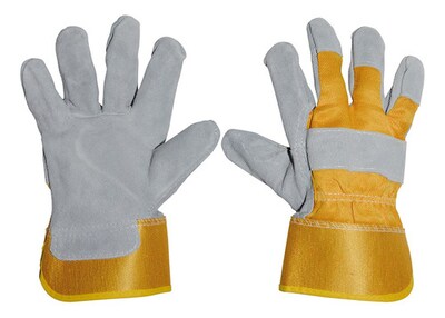 Foto 1 | Guantes Cortos Carnaza Loneta Uso Pesado Unitalla Surtek