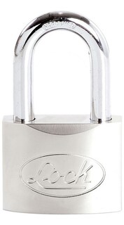 Foto 1 | Candado Acero Largo Llave Disco Cromo Satinado Lock