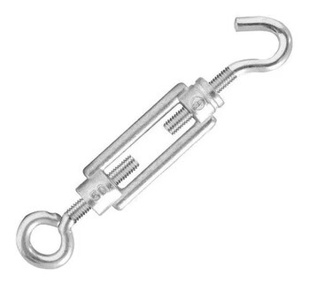 Foto 1 | Tensor Zinc Gancho-argolla Acero 1/4pulg Carga 50kg Surtek