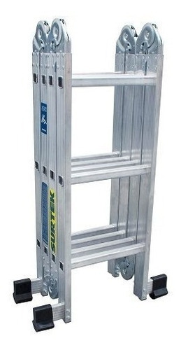 Foto 1 | Escalera Multiposicion 12 Peldaños Surtek 3.83 Mts Tipo 2
