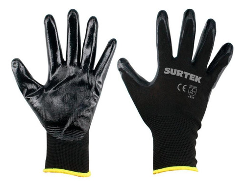 Foto 1 | Guantes De Nailon Con Recubrimiento De Nitrilo Gnn Surtek