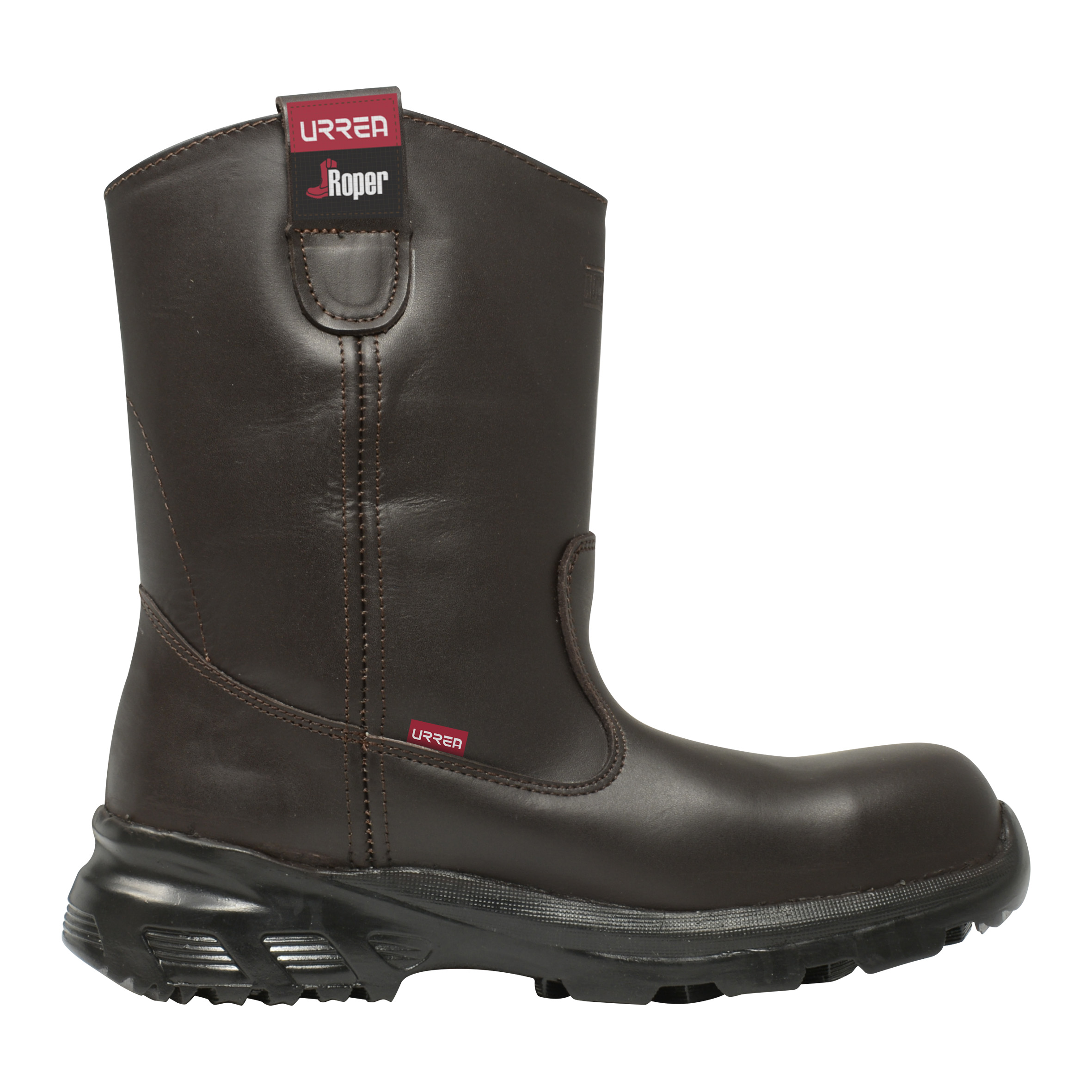 Botas Seguridad Tipo Roper Cuero Vacuno Industriales Urrea