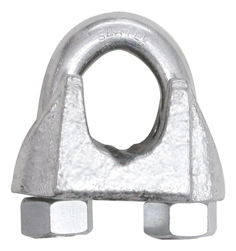 Foto 1 | Perro Hierro Maleable Galvanizado P/cable Acero 1/2  Surtek