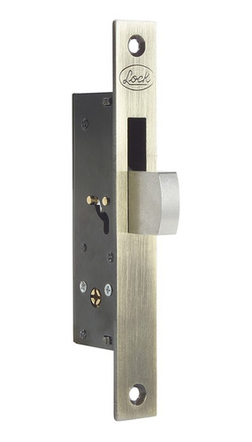 Foto 1 | Cerradura Perfil Paleta Latón Antiguo Bronce Acero Lock