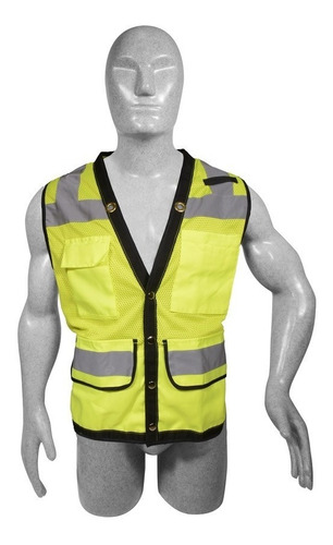 Foto 1 | Chaleco Alta Visibilidad Malla Amarillo Unitalla Surtek