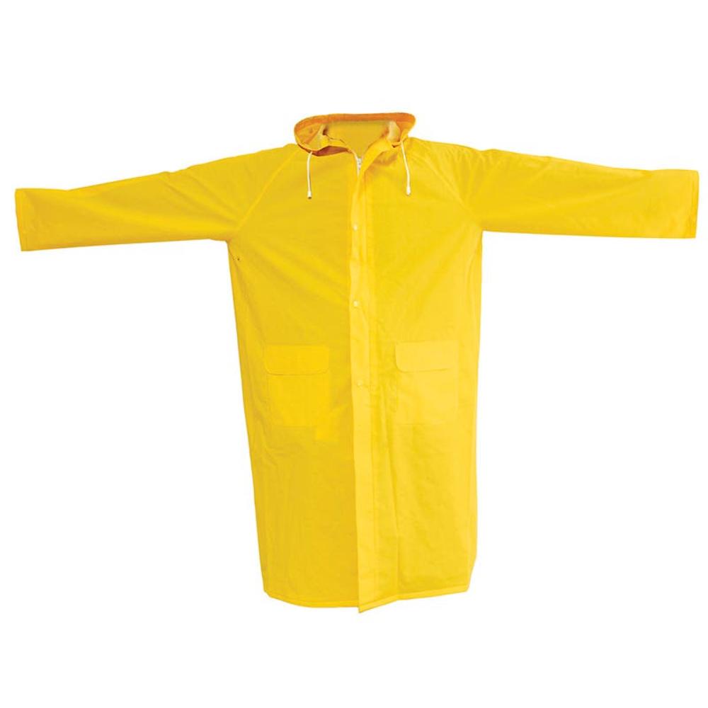 Foto 2 pulgar | Impermeable Gabardina Interior De Poliéster Surtek Amarillo