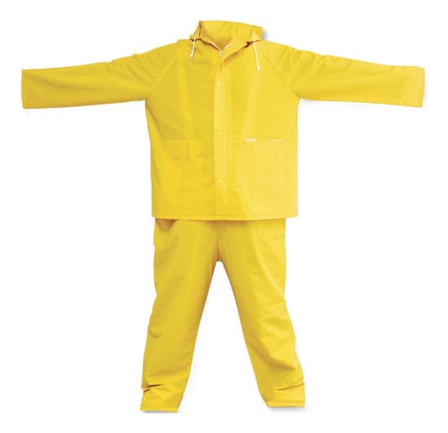 Impermeable 2 Piezas Poliéster Amarillo Talla G Surtek $378