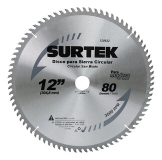 Foto 1 | Disco Para Sierra Circular 80 Dientes 12pulg Madera Surtek
