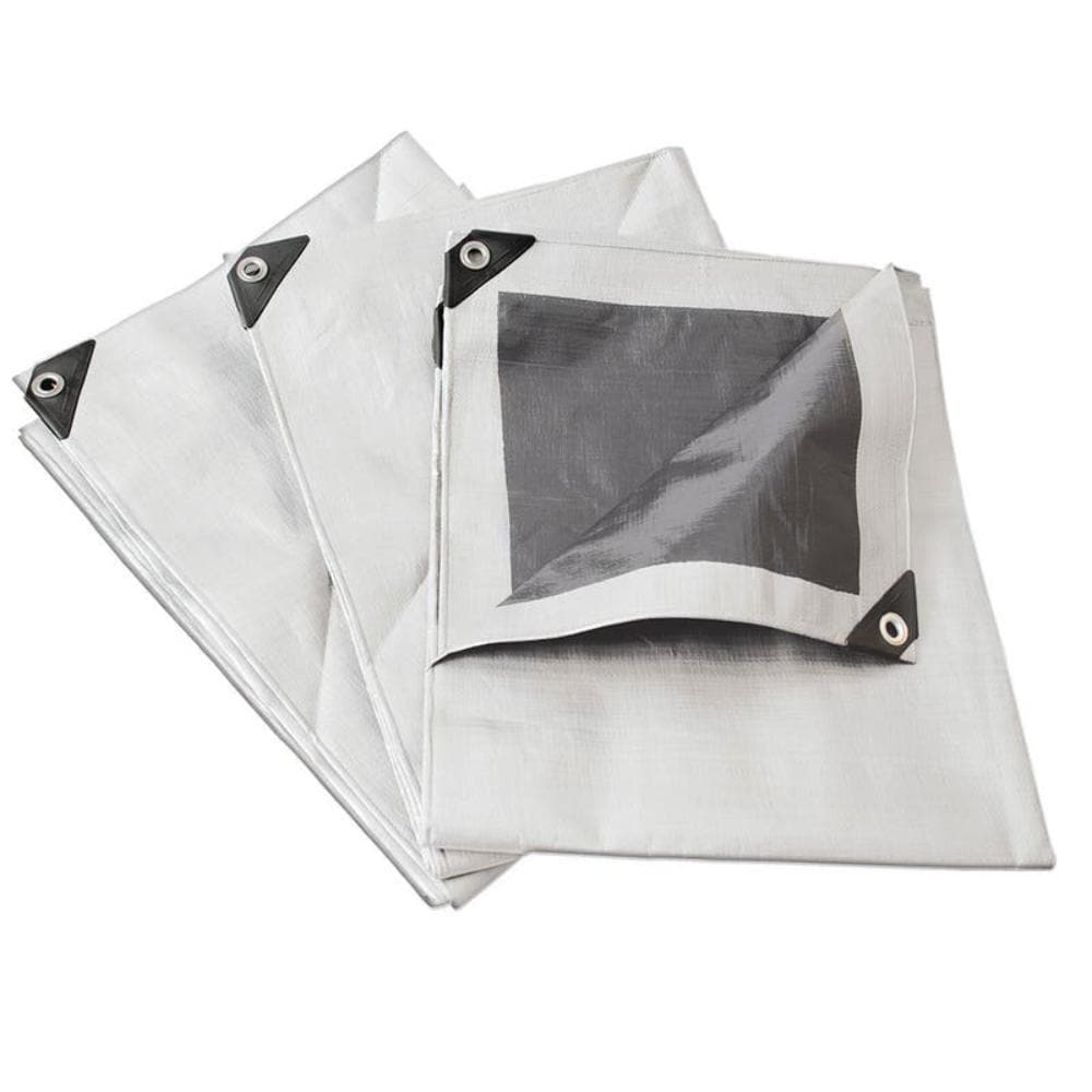 Lona Reforzada Polietileno Fondo Negro 3 X 3 M Foy Blanca $270