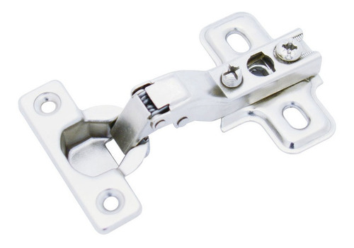 Foto 2 pulgar | Bisagra Bidimensional Curva 26mm Cobertura Media Mueble Lock