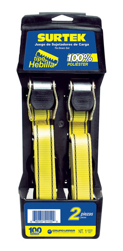 Foto 2 pulgar | Juego 2 Sujetadores 1pulg 1.8m Hebilla Poliéster Surtek