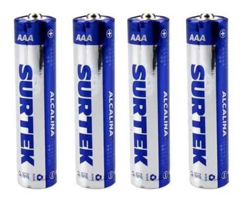 Foto 2 pulgar | 4 Pilas Alcalinas Aaa Ni-mh 1.5v 650mah Baterías Surtek