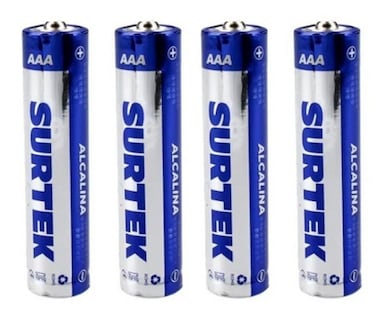 Foto 1 | 4 Pilas Alcalinas Aaa Ni-mh 1.5v 650mah Baterías Surtek