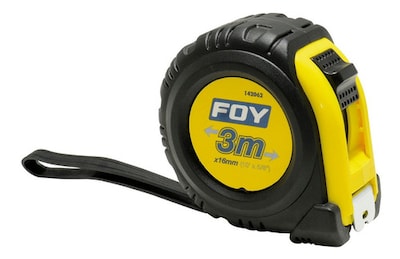Foto 1 | Flexómetro Anti-impacto Cinta Ancha 3m X 1/2pulg Foy