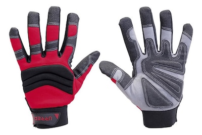 Foto 1 | Guantes Mecánico Uso General Rojo/gris Anticorte Urrea