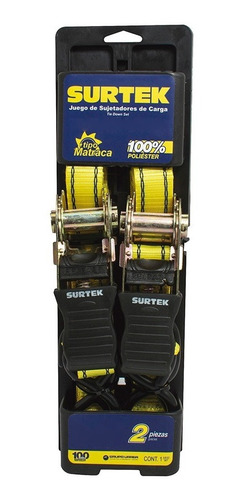 Juego De 2 Sujetadores Tensores Tipo Matraca 1.8m Surtek