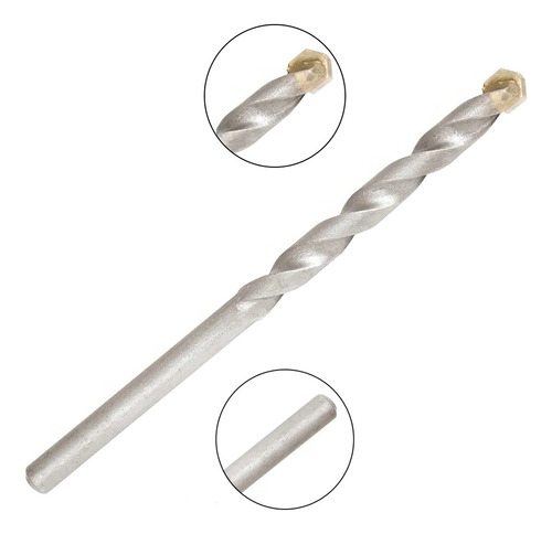 Broca P/concreto Acero Carbono 5/8 X 6 Pulg Recto Surtek