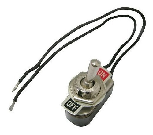 Foto 2 pulgar | Apagador De Palanca Metal Cable 15cm 6a 127v 136555 Surtek