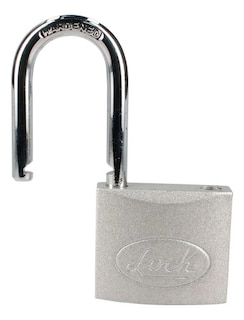 Foto 2 | Candado Acero Gancho Largo 45mm Llave Estándar Lock
