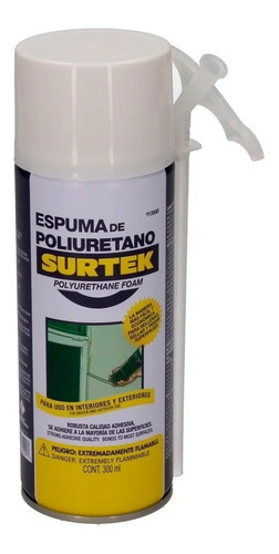 Espuma Multiusos Surtek Uso Industrial 300 ml