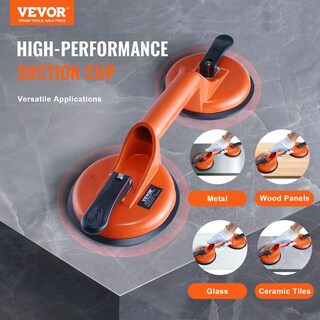 Foto 2 | Ventosa De Vidrio Vevor De 4,7 Pulgadas, Paquete De 2 Unidades, Capacidad De Carga De 150 Kg - Venta Internacional.