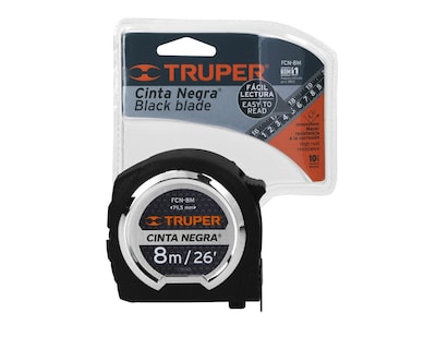 Foto 3 | Flexómetro de 8 m Truper Fcn-8m de 27 mm color Negro