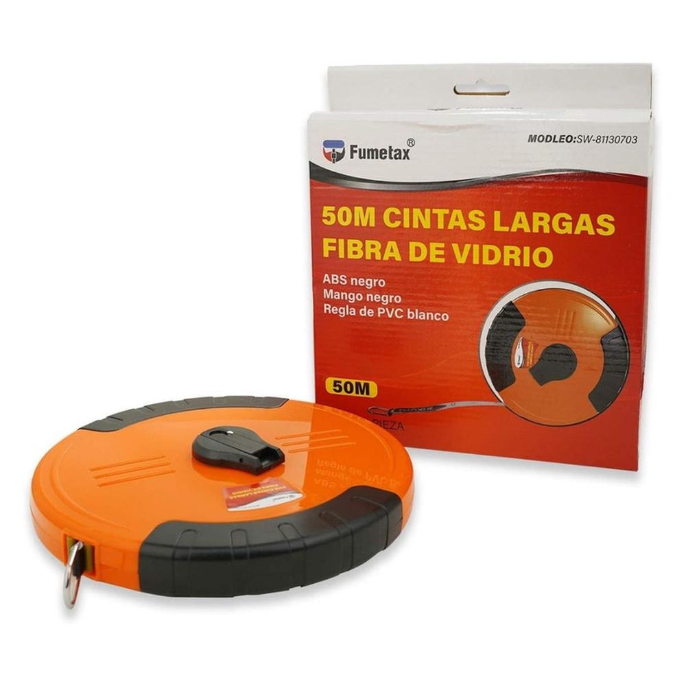 Cinta Métrica Fumetax 2 Cara Fibra De Vidrio 50m Sw-81130703