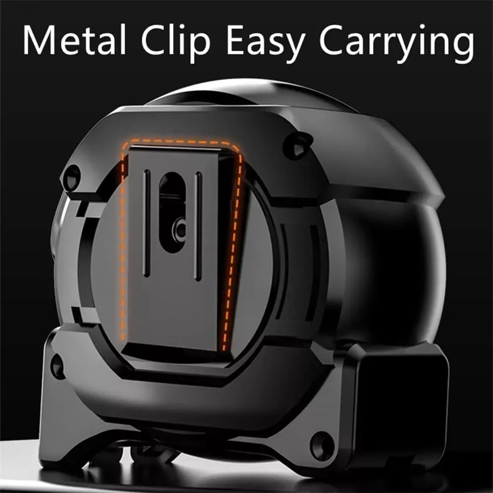 Foto 5 | Cinta Metrica Lab.g Flexometro Regla Retractil Fluorescente 10m Negro