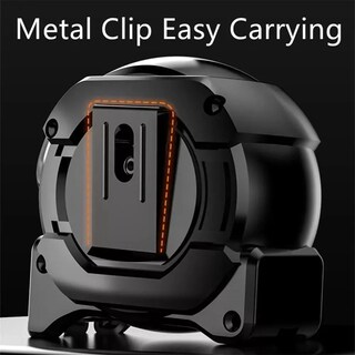 Foto 5 | Cinta Metrica Lab.g Flexometro Regla Retractil Fluorescente 10m Negro