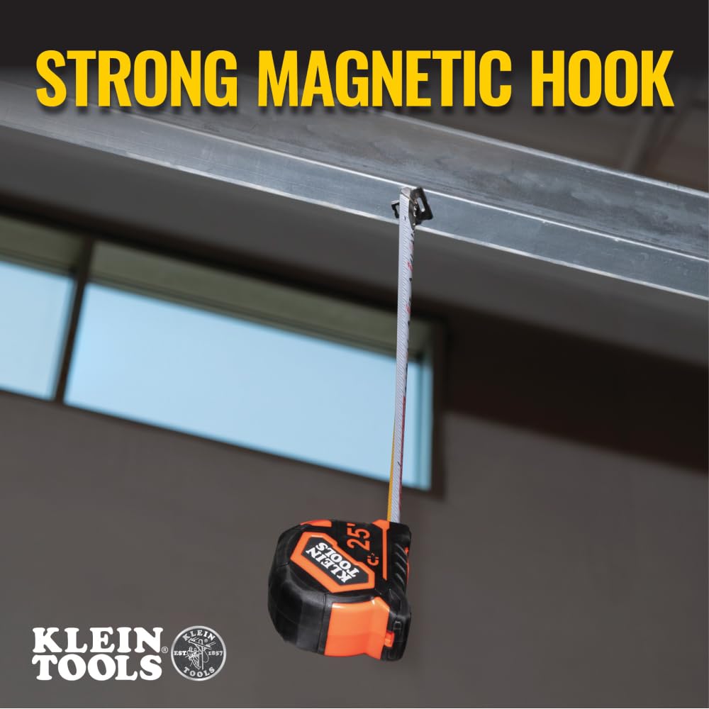 Foto 4 | Cinta Métrica Klein Tools 9225, Hoja De Nailon Resistente De 7,6 M - Venta Internacional.