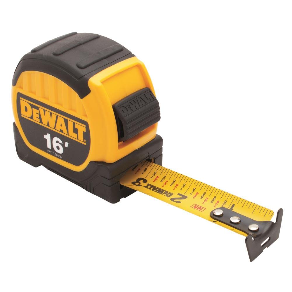 Foto 3 | Cinta Métrica Dewalt, Hoja De Lectura Fraccionada Con Base De 5 M/16 Pies De Ancho - Venta Internacional.