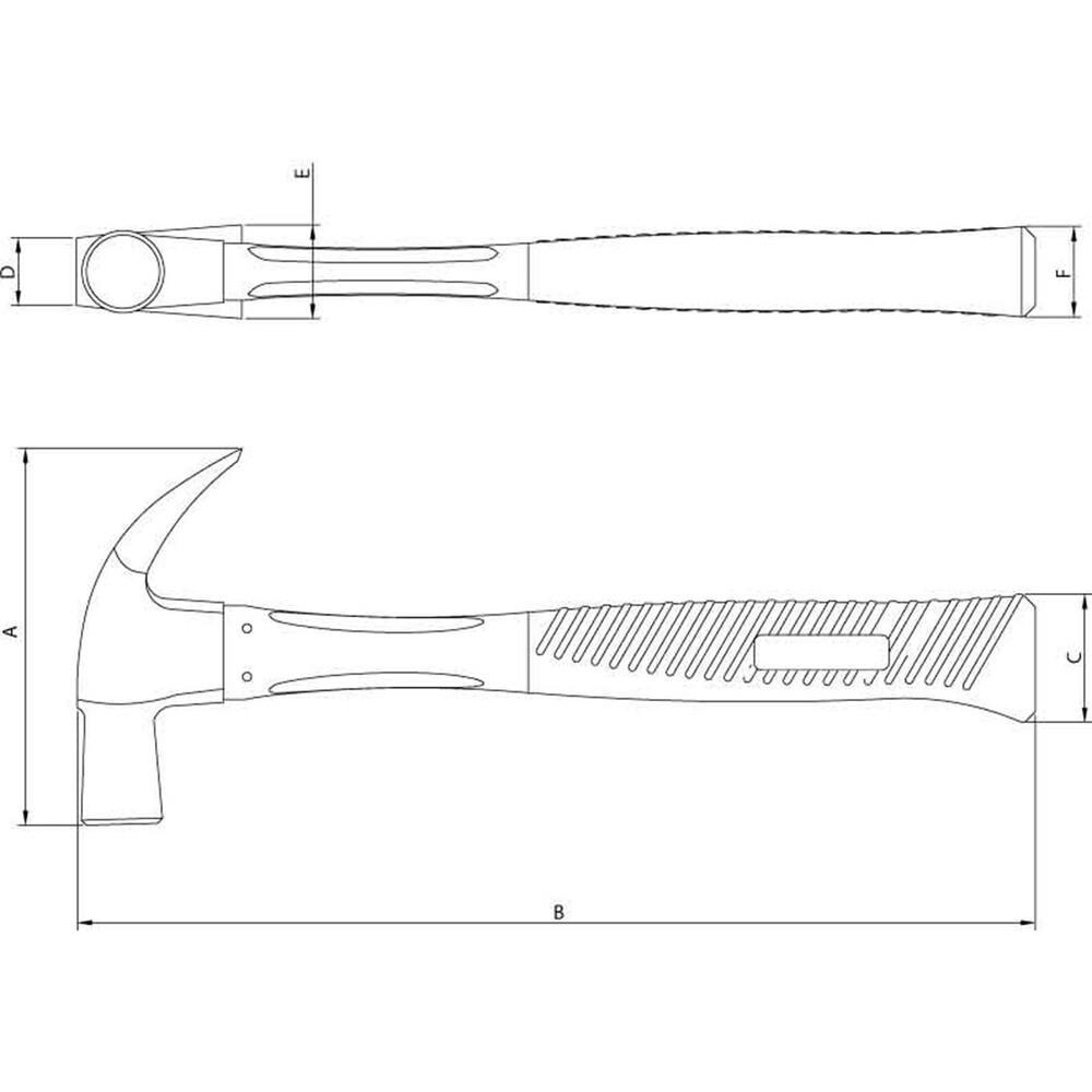 Foto 3 pulgar | Martillo con Cuña Tramontina 16 Oz