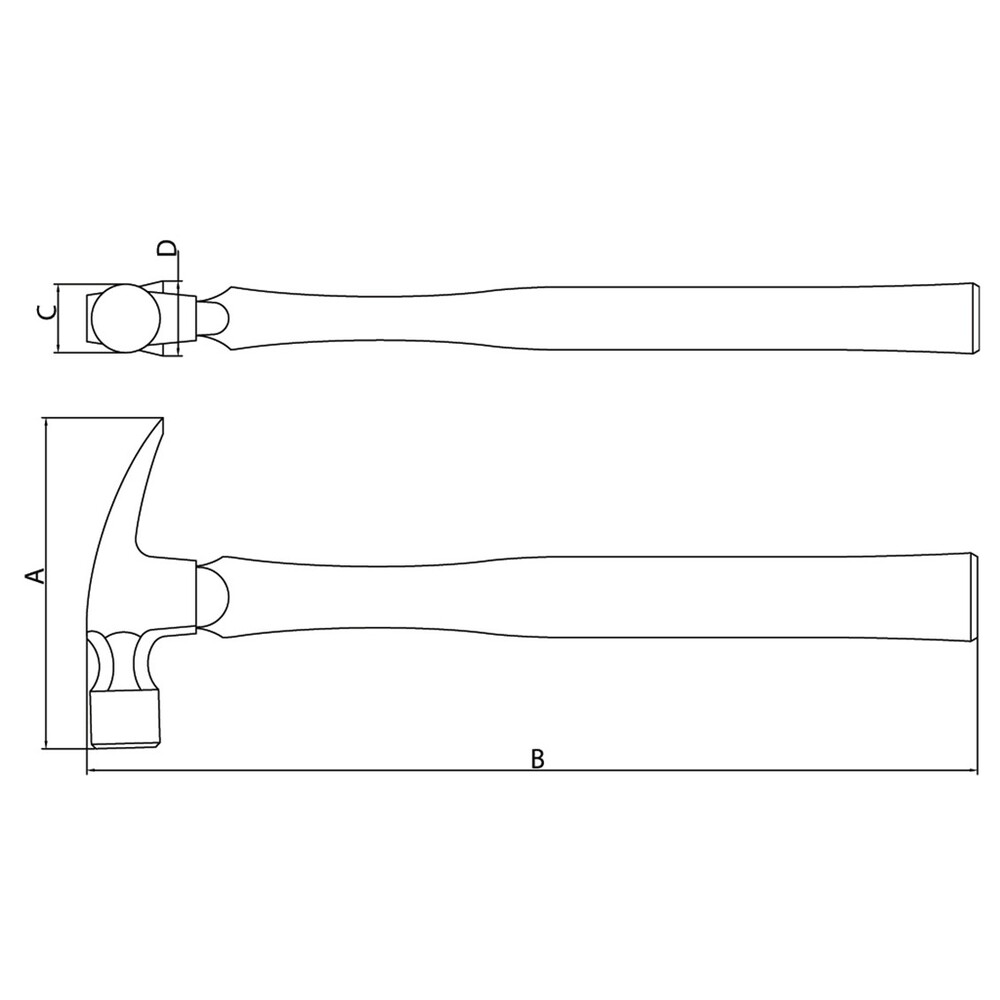 Foto 3 pulgar | Martillo Tramontina 16 OZ