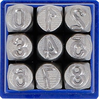 Foto 2 | Juego Punzones De Numeros, 8 Mm | Bgs 3038