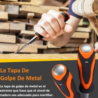 Foto 4 pulgar | Uego De 6 Cinceles De Madera Para Carpintería Con Caso Eo Safe Imports Esi-2215-1 Multicolor